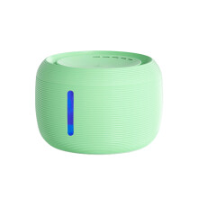 Kæledyrsvandfontæne, ultrastøjsvag automatisk vandfontæne til kæledyr med smart LED-indikatorlampe, kattevandfontæne med aktivt kulfilter, lar