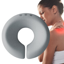 Massage Face Cradle Pillow with Ergonomic 360 Head Support and SkinFriendly Gray Velvet Cover