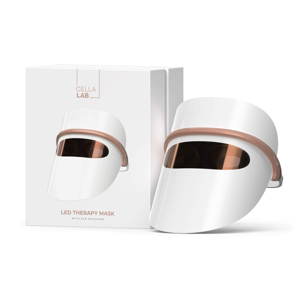 LED Face Mask with MultiWavelength Light Therapy for Skin Rejuvenation and Adjustable Intensity