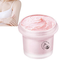 Peach Brightening Exfoliating Body Scrub with Organic Formula for Smooth Hydrated Skin