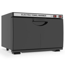 16L Professional Towel Warmer Cabinet Black, Rapid Heating 170F for Spa Salon Massage and Home
