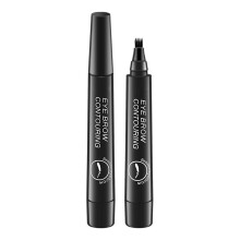 Waterproof Eyebrow Pencil 24 Hours Long Lasting Brow Pen with 4 Point Microtip for Natural Hairlike Strokes