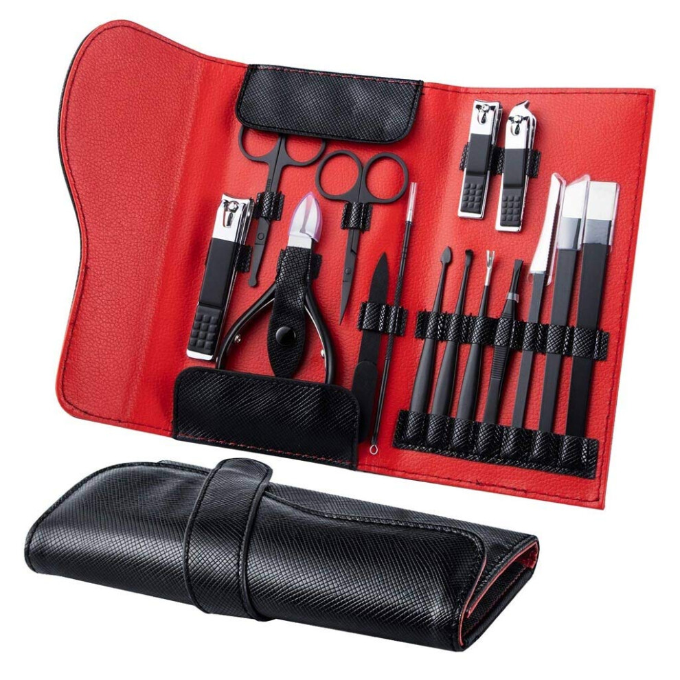 Manicure Set Stainless Steel Nail Clippers Kit for Precise Nail Trimming and Professional Grooming