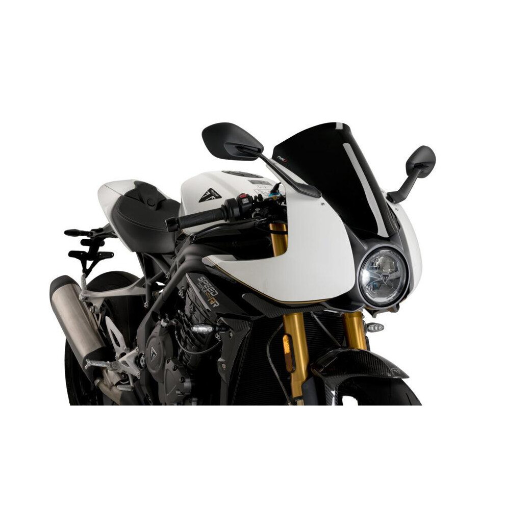 Puig Black R-Racer Screen For Triumph Speed Triple 1200 Rr 2022-2025