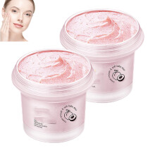 Peach Brightening Exfoliating Body Scrub for Smooth Skin, Organic Gentle Care for All Skin Types