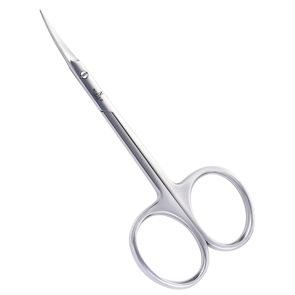 Stainless Steel Cuticle Scissors 10cm â Precision Fine Point Tips for Grooming and Eyebrows