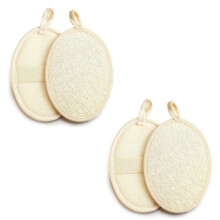 4PCS Face Loofah Pads Facial Exfoliating Scrubber with DualSided Design for Gentle Skin Care