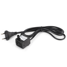 Ultrastille dompelpomp met LED-verlichting voor aquariumfontein, geluidsarme en energiezuinige aquariumwaterpomp geschikt voor fonteinuitlopen met