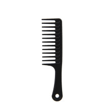Heat Resistant Wide Tooth Comb Detangling Hair Brush Scalp Massager Anti Static Suitable for Curly Hair Evenly Distribute Conditioner Sturdy Plastic