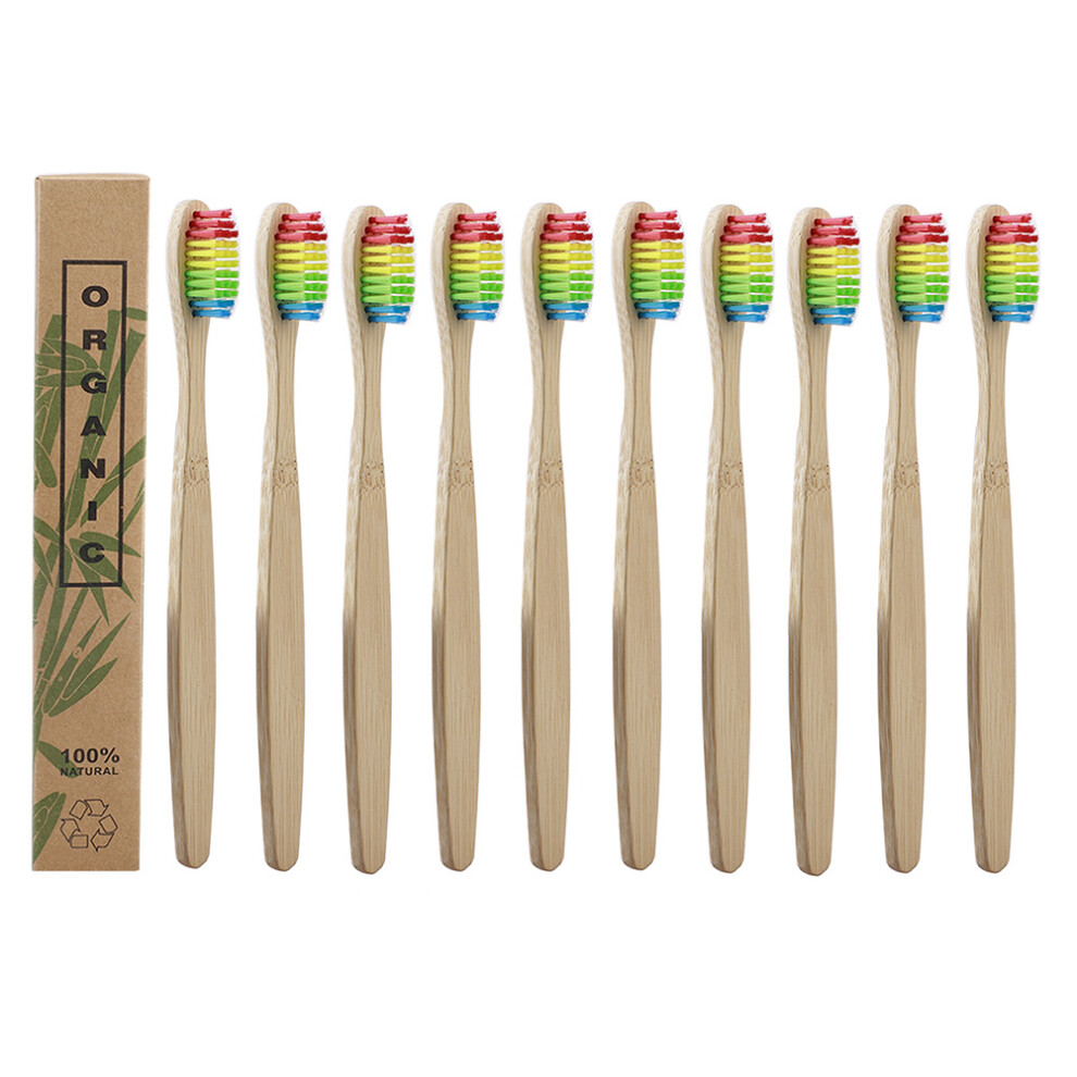 Activated Bamboo Charcoal Toothbrush, Eco-Friendly And Professional Designed For Optimal Oral Health, Biodegradable Handle, Gentle Bristles To