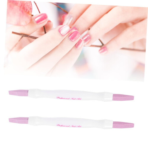 Professional Manicure Tools Set with Precision Cuticle Remover and Nail Buffer, 2 Pcs Durable Design 2