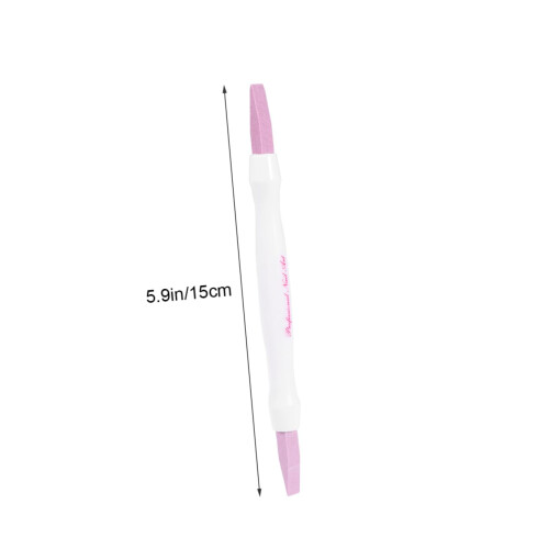 Professional Manicure Tools Set with Precision Cuticle Remover and Nail Buffer, 2 Pcs Durable Design 1