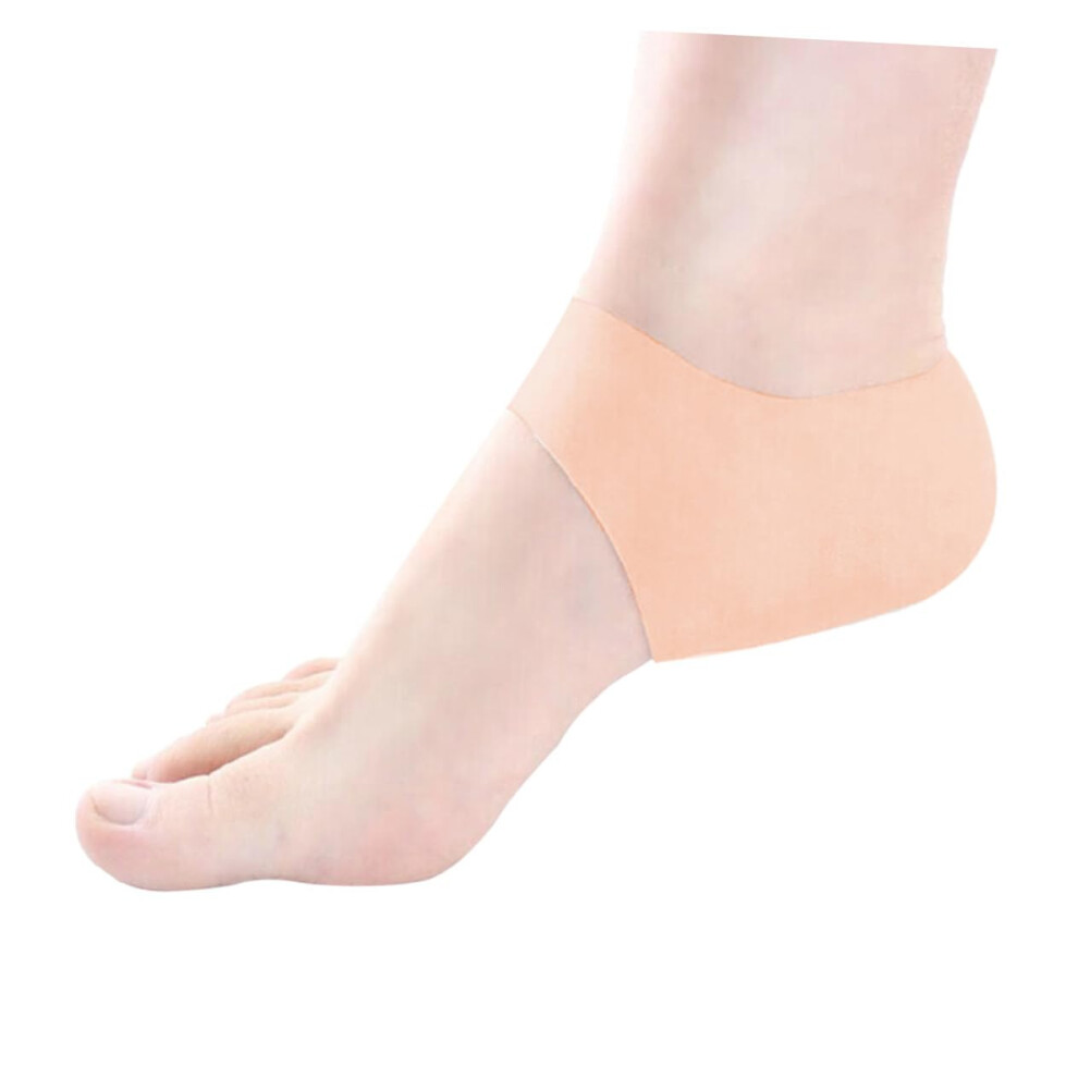 Heel Protector Sleeves with Moisturizing Gel for Cracked Heels and Heel Pain Relief