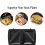 Zaprix Domestic 2 Slice White Sandwich Maker 750W 3