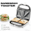 Zaprix Domestic 2 Slice White Sandwich Maker 750W 1