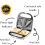 Zaprix Domestic 2 Slice White Sandwich Maker 750W 4