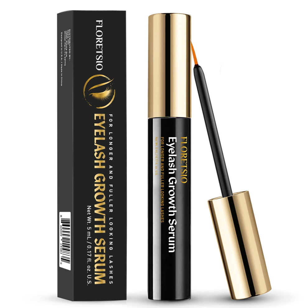 Eyelash Growth Serum 5mL for Longer Fuller Lashes ExtensionCompatible Vegan Cruelty