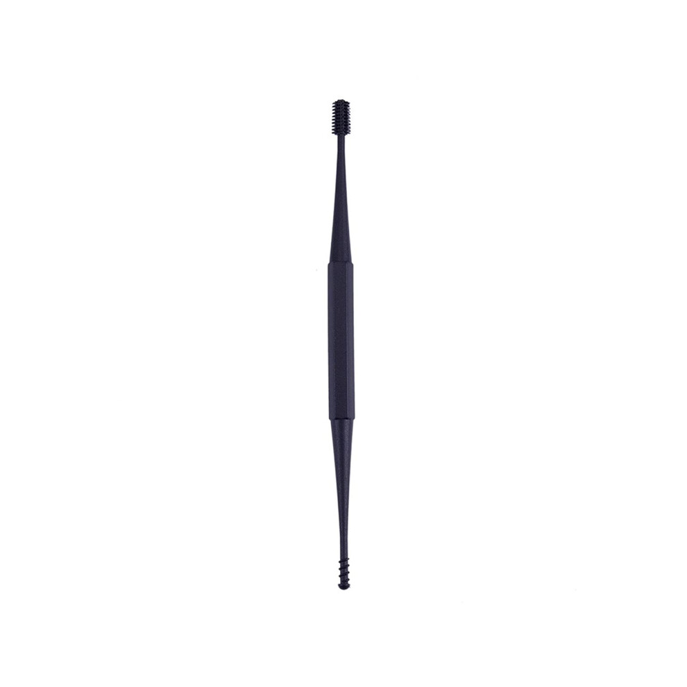 Earwax Removal Tool Soft Silicone Double Head Spiral Ear Cleaner with Ergonomic Antislip Grip