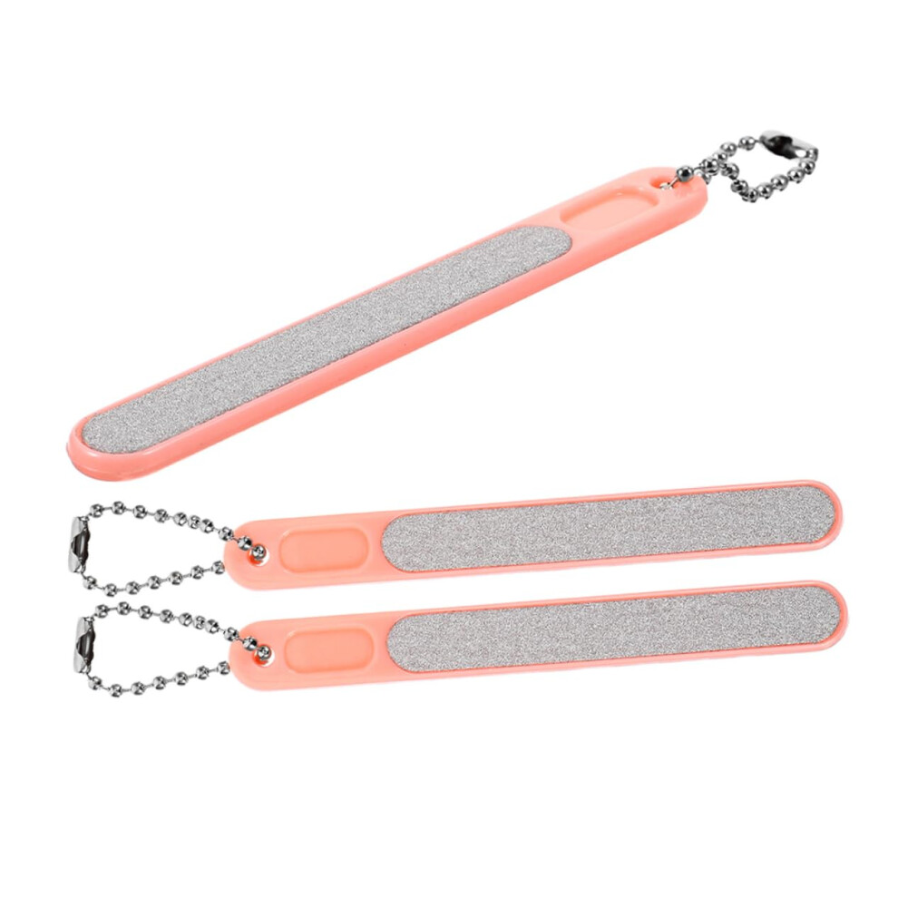 3pcs Nail File and Buffer Set for Travel Compact Dual Function Manicure Pedicure Tools