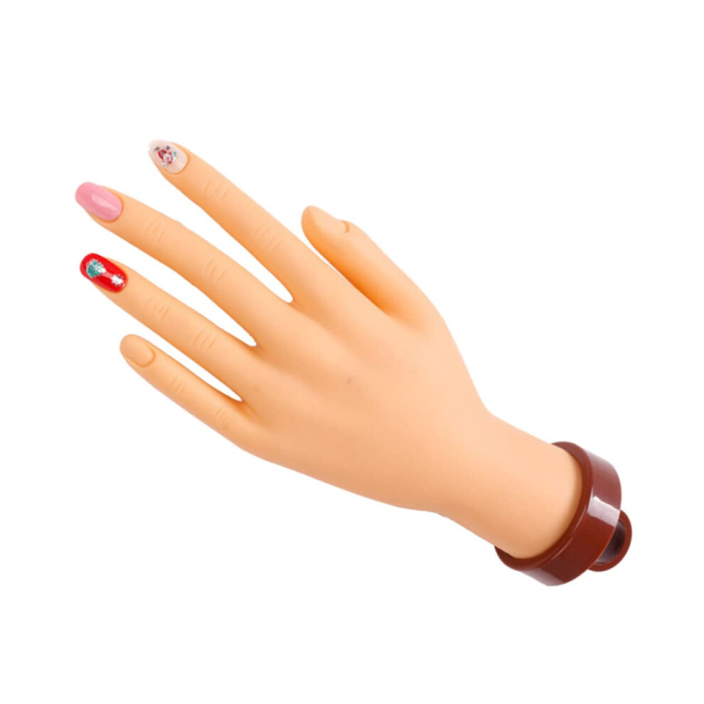 Nail Training Hand with Realistic Proportions, Durable Mannequin for Nail Art Practice