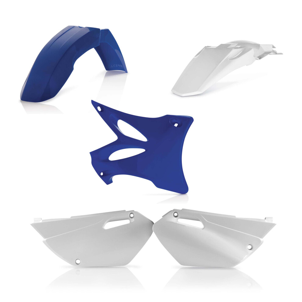 Acerbis Blue/White Standard Plastics Kit - Yamaha Yz85 2002-14, Yz85 Lw 2004-09 - Oem '13 ()