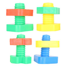 Brinquedo educativo STEM para desenvolvimento da coordenação motora fina, conjunto de construção Montessori, plástico atóxico, brinquedo
