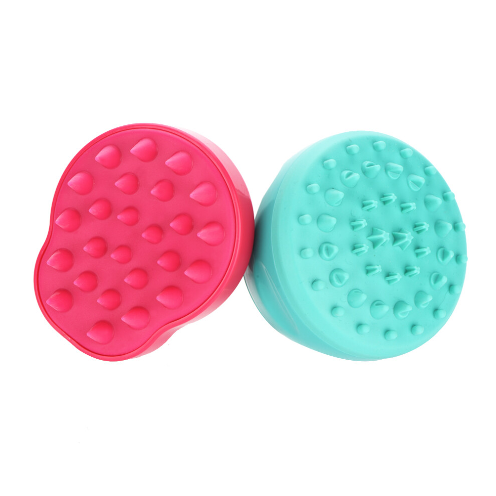 Dandruff Removal Scalp Scrubber, Silicone Bristles for Gentle Yet Effective Cleansing, Ergonomic Design for Non-Slip Shower Use, Stimulates Healthy H