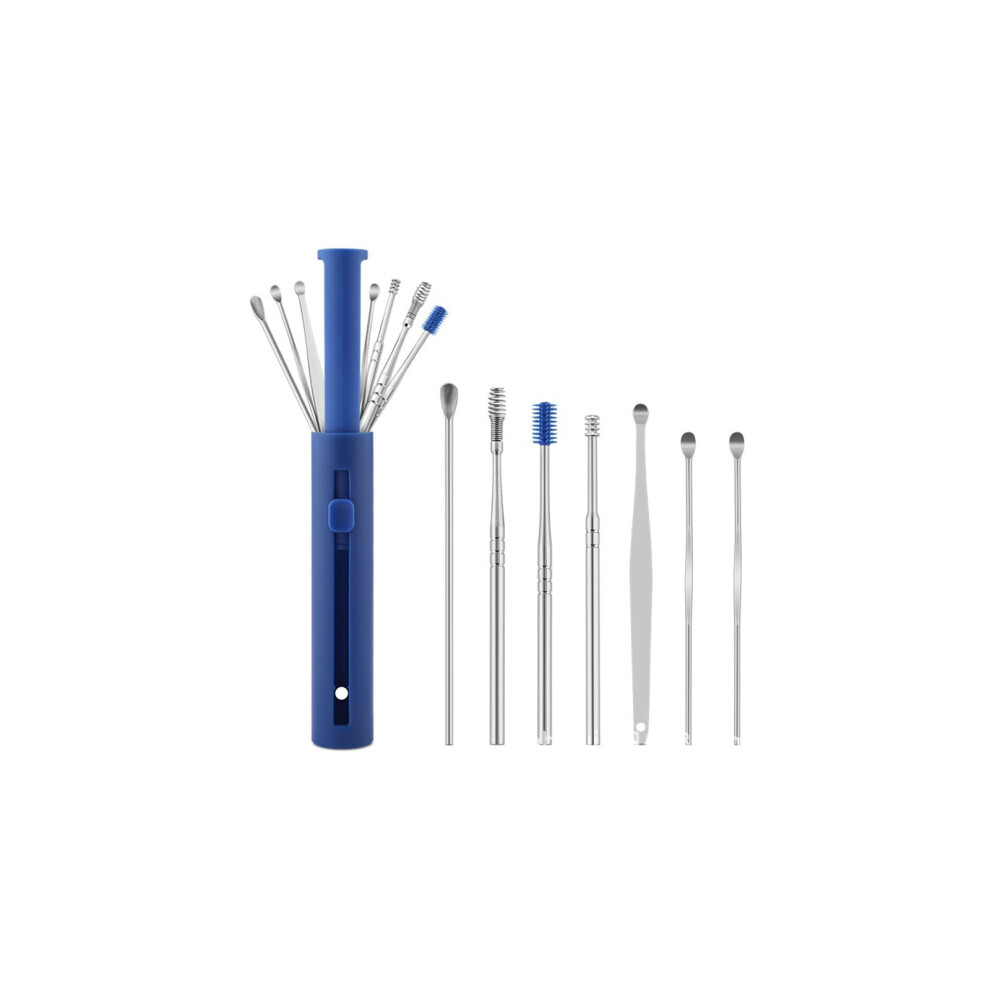 Earwax Removal Tool with AntiSlip Grip Stainless Steel Ear Pick Cleaner Set