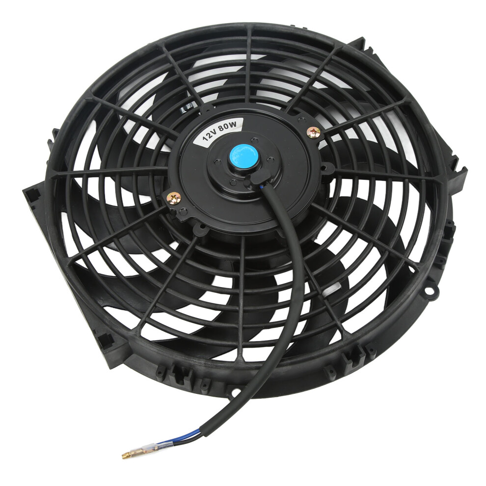 12V 12-Inch Universal Condenser Radiator Cooling Fan Assembly Quiet Abs Material 5041380877764