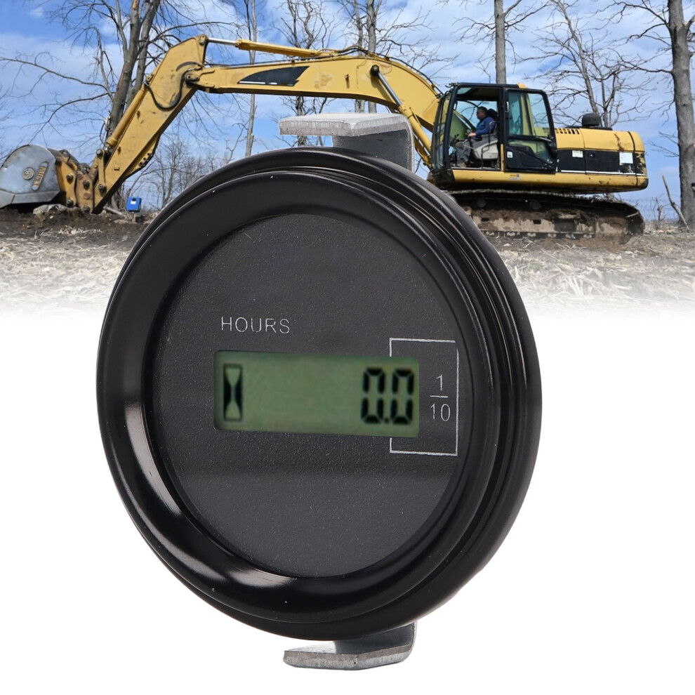 Excavator Timer Hour Meter Remote Lcd Display 0-99999.9H 7901380877875