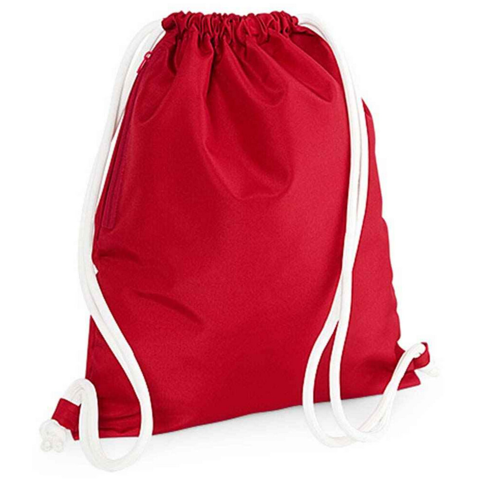 New Bagbase Unisex (One Size, Classic ) Icon Drawstring Bag Red