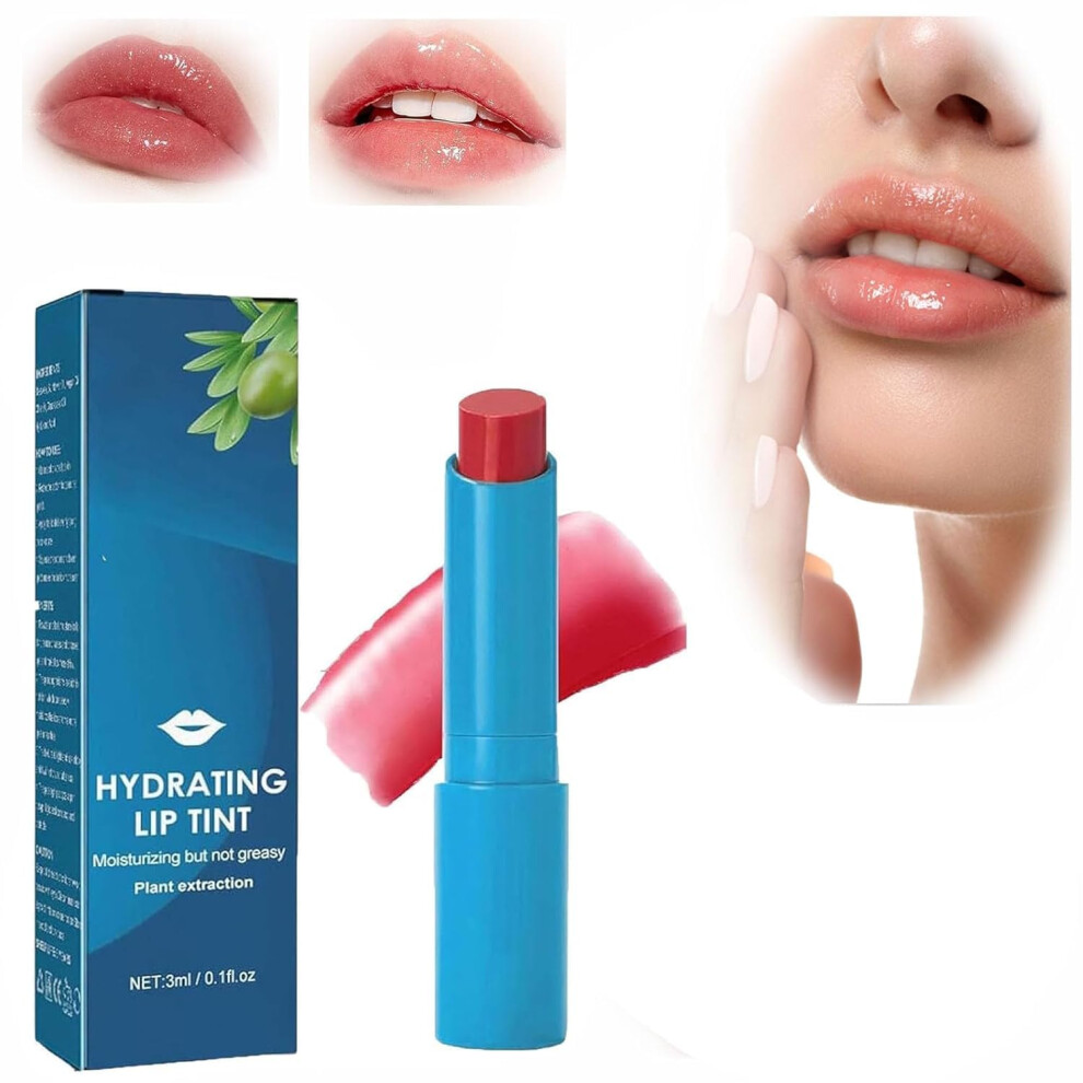 Color Changing Lip Tint with 24Hour Moisture Lock, Natural Tinted Lip Balm, Long Lasting 1PC