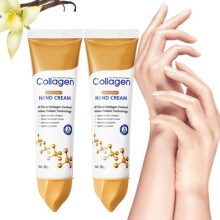Collagen Anti Aging Hand Cream Set 1.06oz 2 Pack Deep Hydration Quick Absorption for Dry Hands