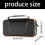 Scratchproof Bag Handheld Console Travel Carrying Case with 3