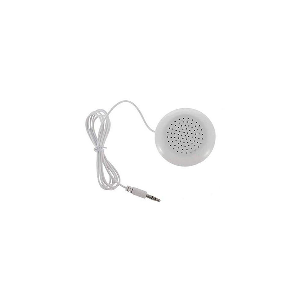 Aofan Mini Jack 3.5Mm Pillow Speaker With Stereo Sound For Mp3 Mp4, Cd,Mobile Phone Player (Portable ) White 653846242495
