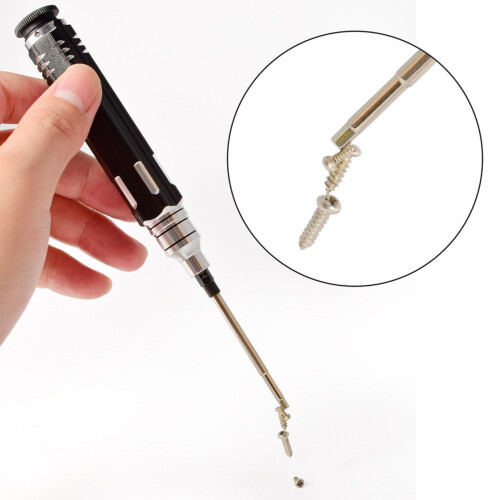 Universal Metal Hexagonal Screwdriver Kit-Black and silver 4 i 1