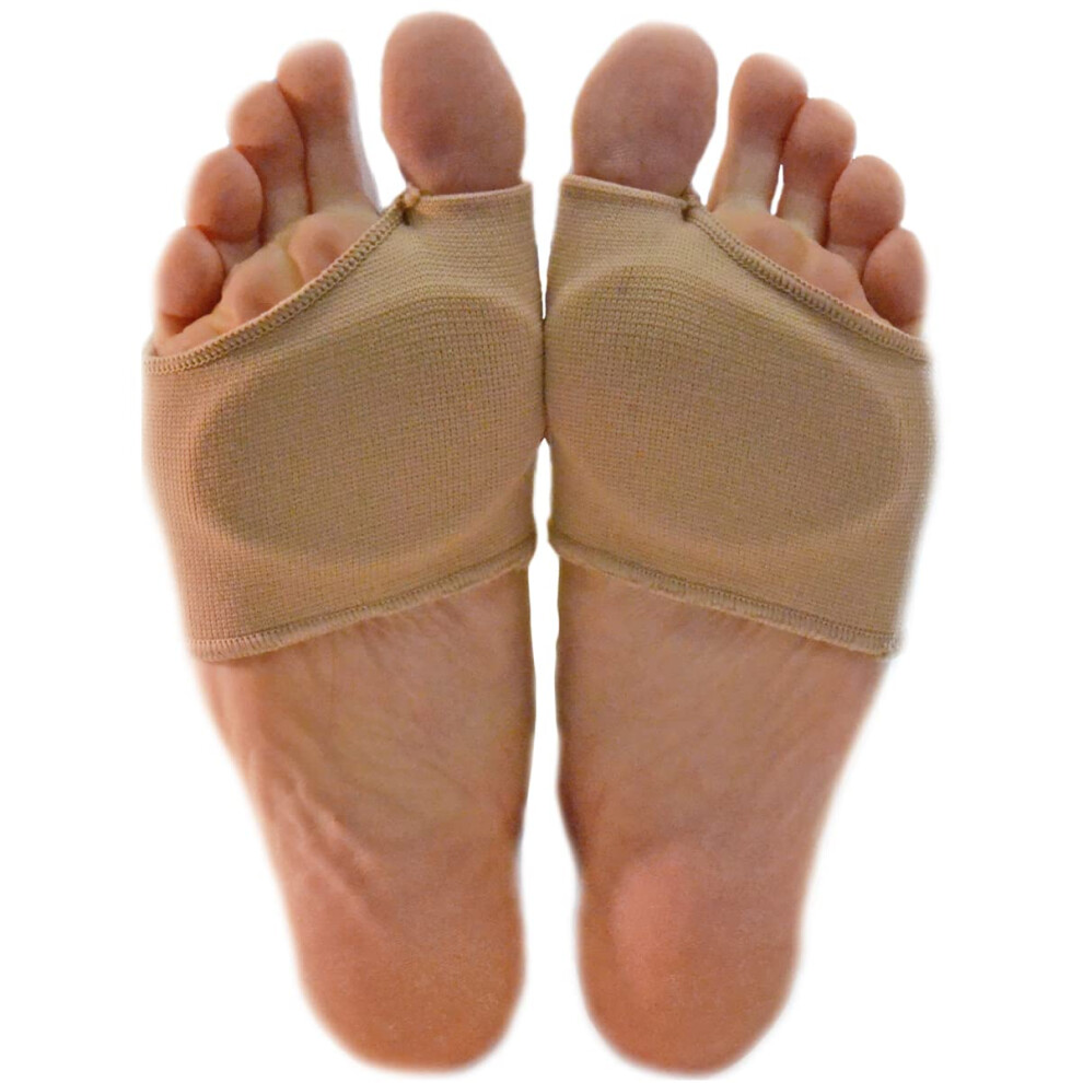 Natracure Gel Metatarsal Pads Forefoot Cushioning - Metatarsalgia Foot Pads For Ball Of Foot Pain Relief For Men & Women - Ball Of Foot Cushions,