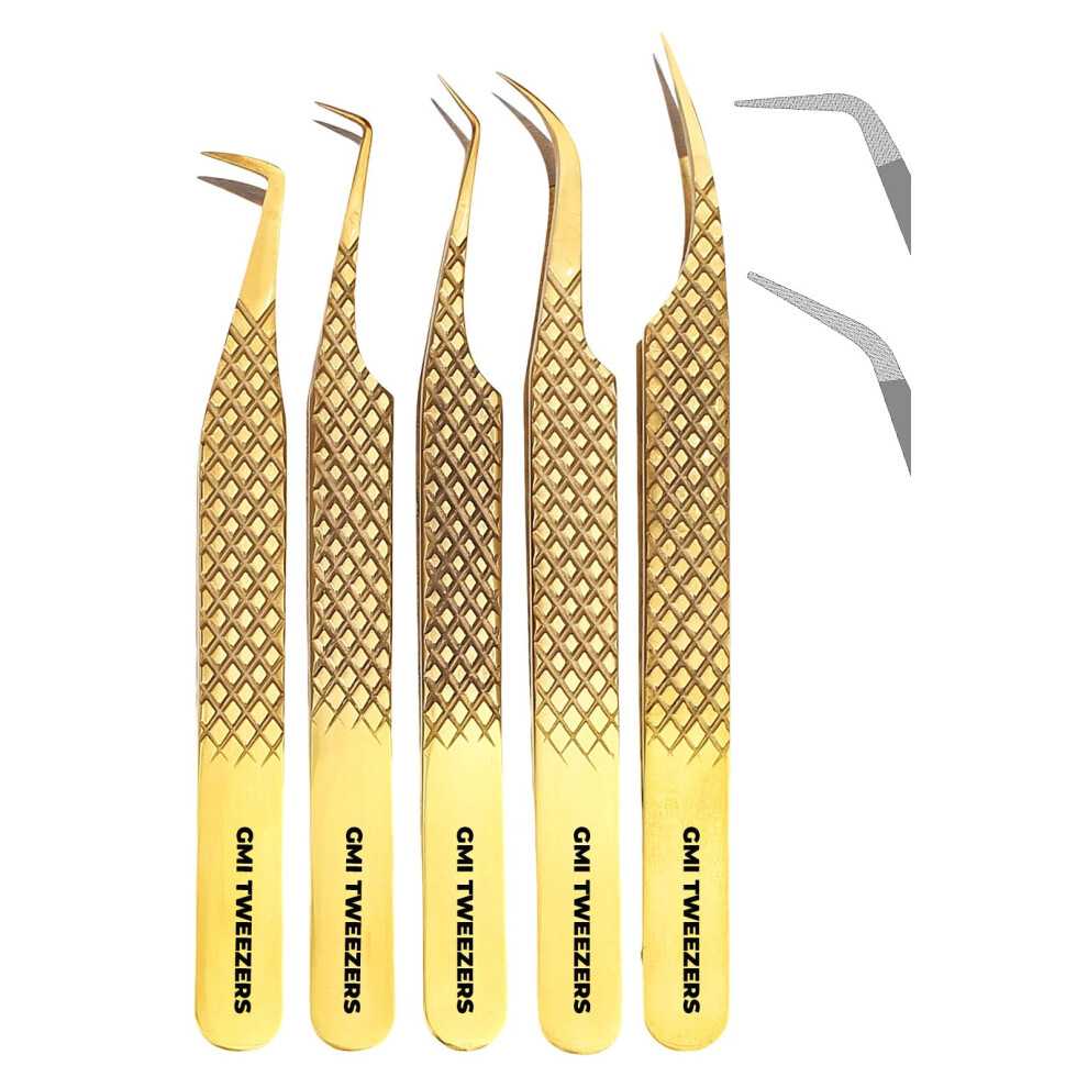 Gmi Tweezers Fiber Tip Lash Tweezers For Eyelash Extension Tweezers Professional