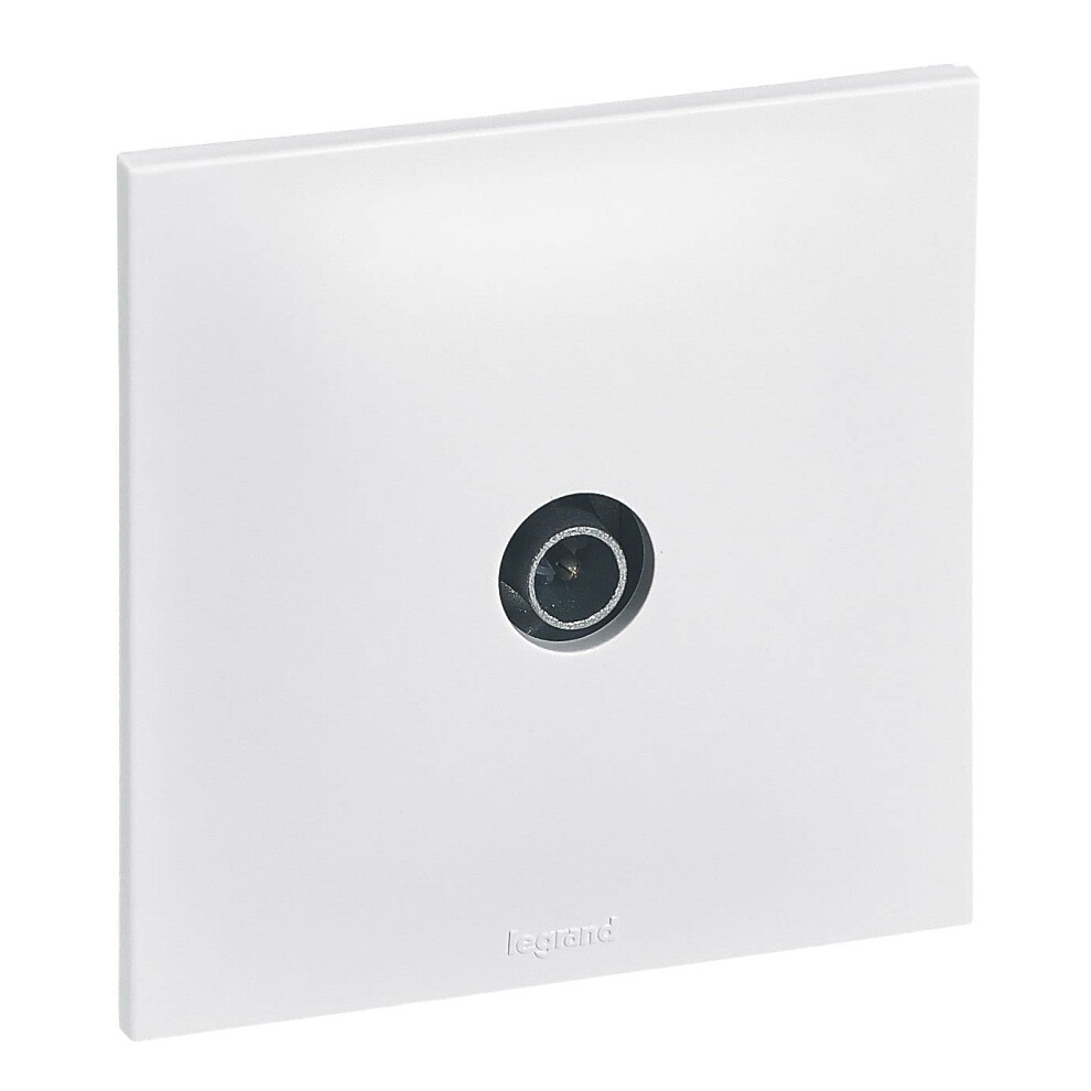 Legrand - Neptune Single Tv Socket - White 3414970810458