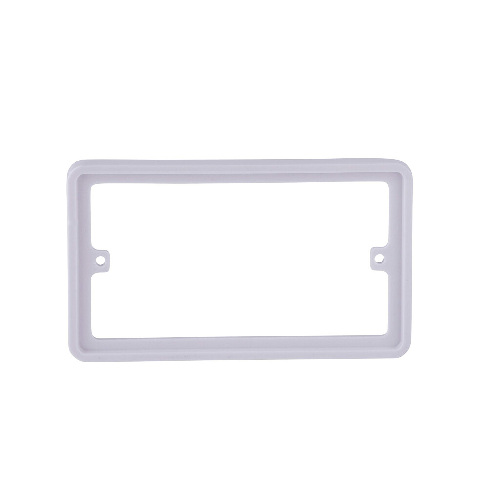 Schneider Electric Lisse White Moulded - Double Socket Spacer, Ggblspc2, White, Pack Of 5 3606480641817