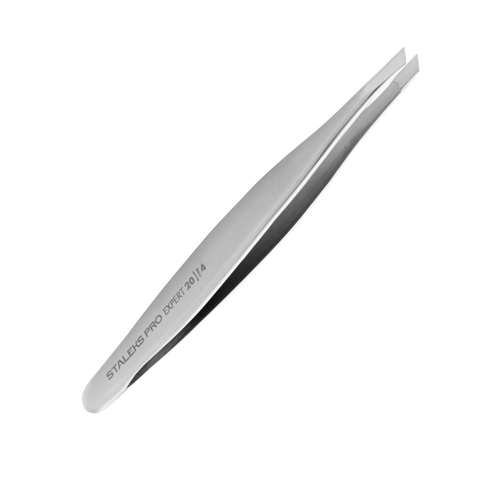 Staleks Vj Eyebrow Tweezers Te-20 Beauty Tools Implements Instruments For Beautician Brow Hair Removal (Type 4)