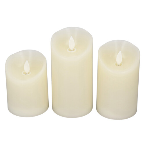 Safe And Smokeless LED Candle Flickering Flame Simulation Technology Flameless And Dripless Timer Function Comfortable Environment Real Wax Flameless 1