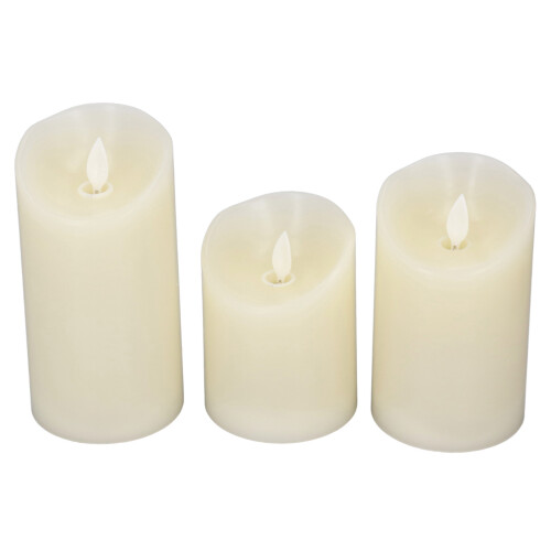Safe And Smokeless LED Candle Flickering Flame Simulation Technology Flameless And Dripless Timer Function Comfortable Environment Real Wax Flameless 2