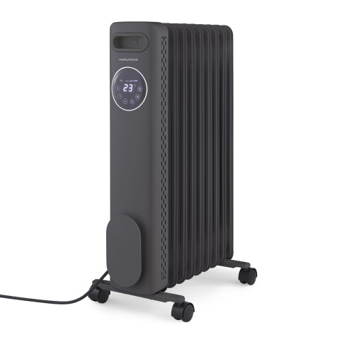 Morphy Richards Morphy Richards HeatFlux Digital Oil Filled Radiator, Remote Control, 25m2 Coverage, LED Digital Touch Panel, Eco Mode, Personalised Warmth, Timer,