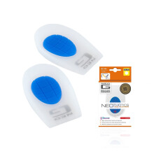 Neo G NeoThotics Heel Cushion Pads ? Silicone Gel Heel Cups ? Heel Support for Plantar Fasciitis, Achilles Tendonitis, Heel Pain Relief ? Gel Heel