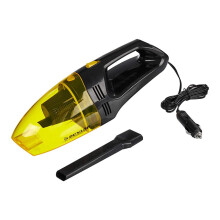 DUNLOP Automotive Wet and dry vacuum cleaner, 12 V/60 W, nozzle extension, 3 m cable, ultra-compact for quick cleaning in between