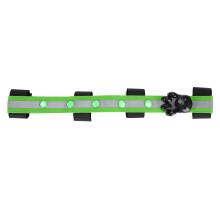LED-Lauflichtgürtel mit hochsichtbarem Reflektorband, USB-aufladbar, verstellbarer Lichtkegel für Nachtlauf, Radfahren, Wandern, Gassigehen und