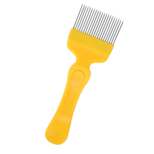 Honey Uncapping Tool Beekeeping Equipment Sharp Tines Stainless Steel Construction Wood Handle Rustproof Durable Design Beekeeper Tool Easy To Clean S 1