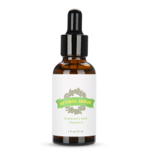 Brightening Retinol Serum, Infused With Hyaluronic Acid And Niacinamide, Offers Intense Hydration And Anti-Aging Effects, Vitamin E For Healthy Skin,