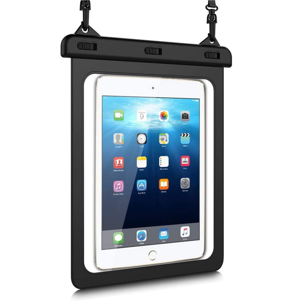 Hopmore Universal Waterproof Case For Ipad Samsung,Tablet Pouch Dry Bag For Ipad 10/9/8/7 10.2"/9.7" / Pro 9.7/10.5/11 / Air 10.9,Galaxy Tab S6 5051221701509
